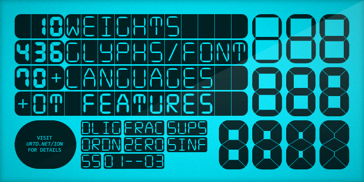 ION C Regular Font preview